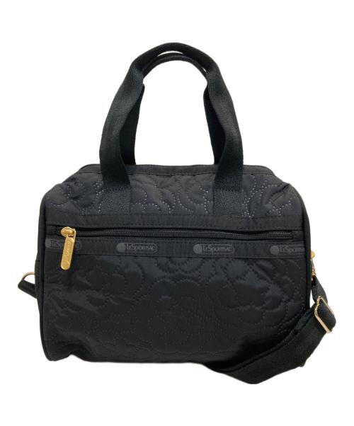 LeSportsac（レスポートサック）LeSportsac (レスポートサック) EVERYDAY SM SATCHELパフィーブロッサムズ ブラックの古着・服飾アイテム