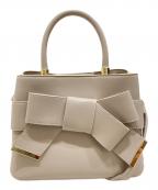 DIANAダイアナ）の古着「リボン2WAYショルダーバッグ」｜ベージュ