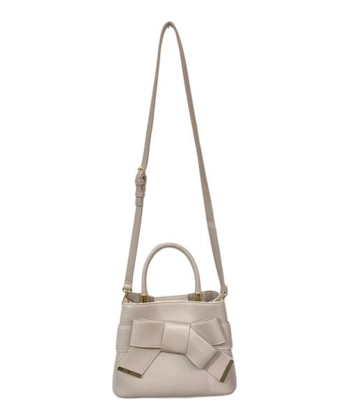 DIANA（ダイアナ）DIANA (ダイアナ) リボン2WAYショルダーバッグ ベージュの古着・服飾アイテム
