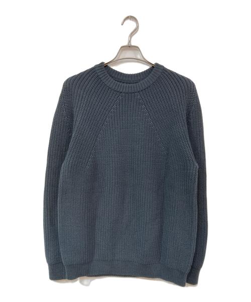 BATONER（バトナ―）BATONER (バトナ―) シグネチャー クルーネック セーター グリーン サイズ:SIZE 3の古着・服飾アイテム