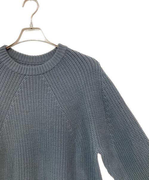 BATONER（バトナ―）BATONER (バトナ―) シグネチャー クルーネック セーター グリーン サイズ:SIZE 3の古着・服飾アイテム