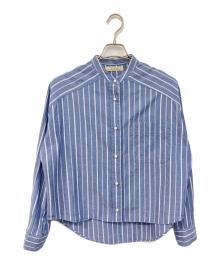 blanc basque（ブランバスク）の古着「ストライプシャツ」｜ブルー