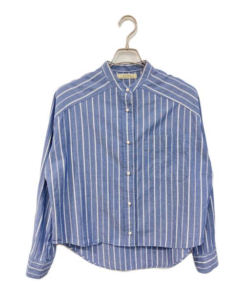 blanc basque（ブランバスク）blanc basque (ブランバスク) ストライプシャツ ブルー サイズ:不明の古着・服飾アイテム