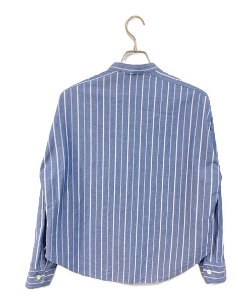 blanc basque（ブランバスク）blanc basque (ブランバスク) ストライプシャツ ブルー サイズ:不明の古着・服飾アイテム