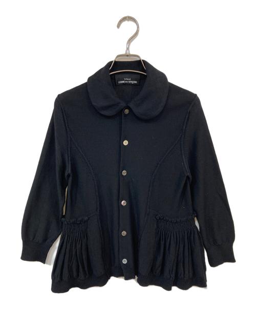 tricot COMME des GARCONS（トリココムデギャルソン）tricot COMME des GARCONS (トリココムデギャルソン) ニットポロ ブラック サイズ:-の古着・服飾アイテム