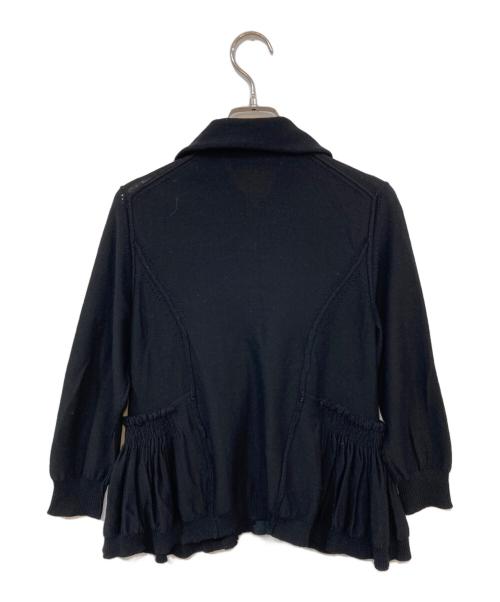 tricot COMME des GARCONS（トリココムデギャルソン）tricot COMME des GARCONS (トリココムデギャルソン) ニットポロ ブラック サイズ:-の古着・服飾アイテム