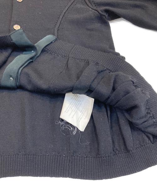 tricot COMME des GARCONS（トリココムデギャルソン）tricot COMME des GARCONS (トリココムデギャルソン) ニットポロ ブラック サイズ:-の古着・服飾アイテム