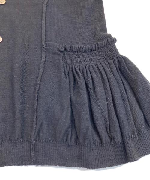 tricot COMME des GARCONS（トリココムデギャルソン）tricot COMME des GARCONS (トリココムデギャルソン) ニットポロ ブラック サイズ:-の古着・服飾アイテム