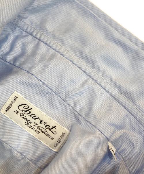 Charvet（シャルベ）Charvet (シャルベ) ロングスリーブシャツ ブルー サイズ:38の古着・服飾アイテム