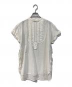 TODAYFULトゥデイフル）の古着「Halfsleeve Dress Shirts/ハーフスリーブ ドレスシャツ」｜ホワイト