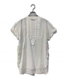 TODAYFUL（トゥデイフル）の古着「Halfsleeve Dress Shirts/ハーフスリーブ ドレスシャツ」｜ホワイト