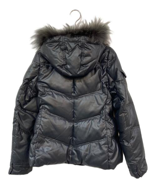 BURBERRY LONDON（バーバリーロンドン）BURBERRY LONDON (バーバリーロンドン) ファー付きダウンジャケット ブラック サイズ:38の古着・服飾アイテム