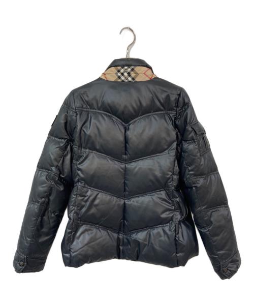 BURBERRY LONDON（バーバリーロンドン）BURBERRY LONDON (バーバリーロンドン) ファー付きダウンジャケット ブラック サイズ:38の古着・服飾アイテム