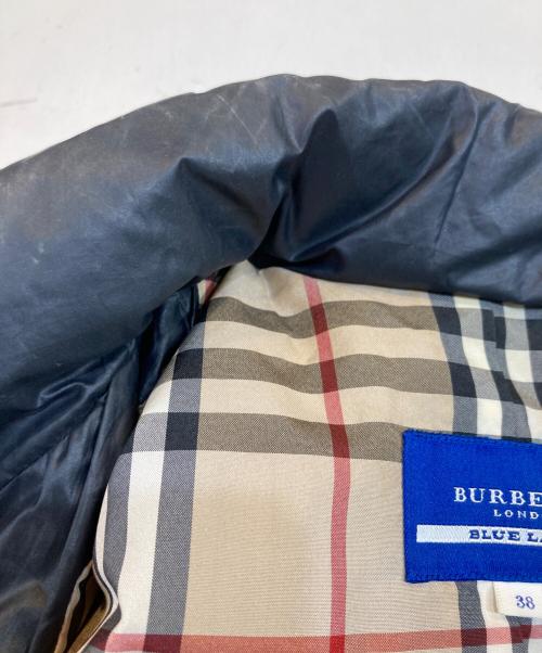 BURBERRY LONDON（バーバリーロンドン）BURBERRY LONDON (バーバリーロンドン) ファー付きダウンジャケット ブラック サイズ:38の古着・服飾アイテム