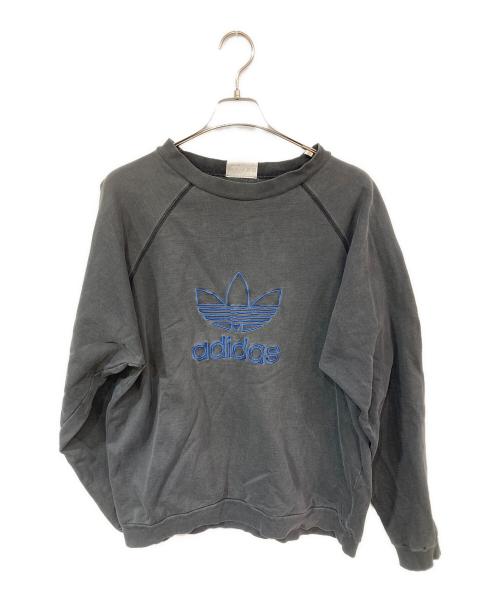 adidas（アディダス）adidas (アディダス) フェードロゴスウェット グレー サイズ:Lの古着・服飾アイテム