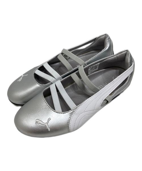 PUMA（プーマ）PUMA (プーマ) スピードキャット バレエ メタリック スニーカー シルバー サイズ:SIZE 24cmの古着・服飾アイテム