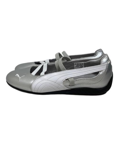PUMA（プーマ）PUMA (プーマ) スピードキャット バレエ メタリック スニーカー シルバー サイズ:SIZE 24cmの古着・服飾アイテム