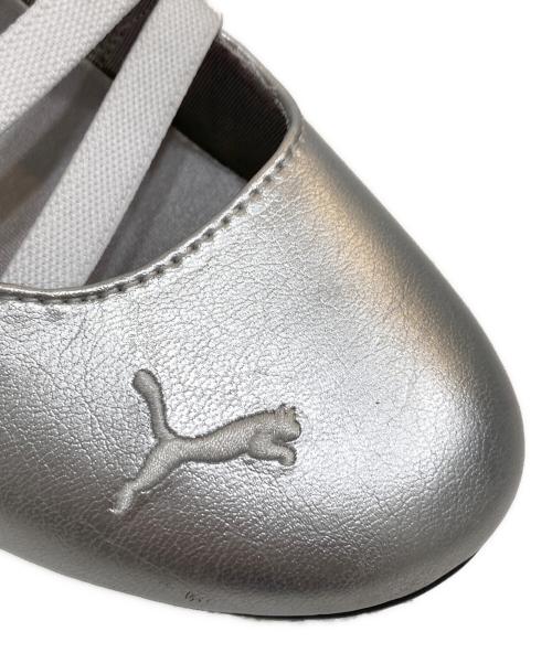 PUMA（プーマ）PUMA (プーマ) スピードキャット バレエ メタリック スニーカー シルバー サイズ:SIZE 24cmの古着・服飾アイテム
