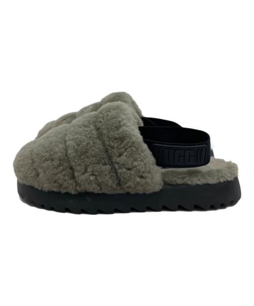 UGG（アグ）UGG (アグ) スーパーフラッフスリッパ サンダル グレー サイズ:SIZE 23cmの古着・服飾アイテム