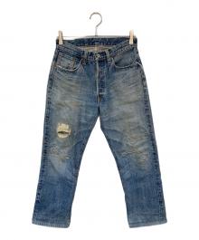 SUGAR CANE（シュガーケーン）の古着「Lot.1947 リメイクデニムパンツ」｜インディゴ