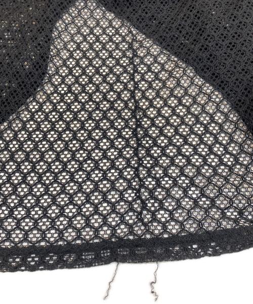 Needles（ニードルズ）Needles (ニードルズ) L/S U-Neck Tee - PE/W Raschel Lace ブラック サイズ:Lの古着・服飾アイテム