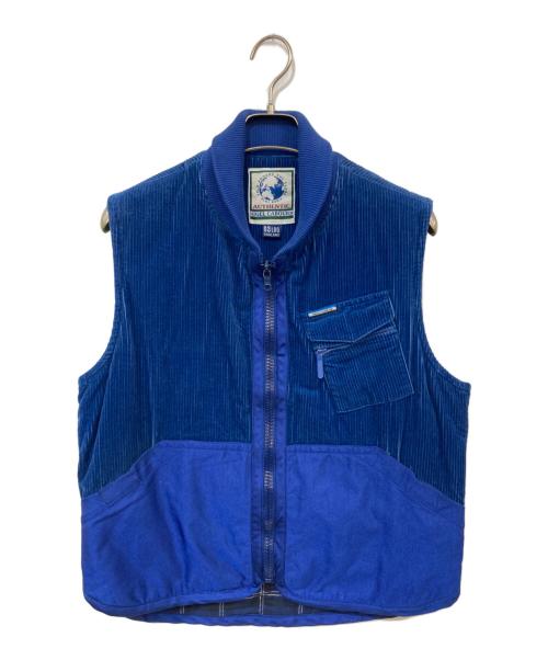 NIGEL CABOURN（ナイジェルケーボン）NIGEL CABOURN (ナイジェルケーボン) コーデュロイベスト ブルー サイズ:SIZE Lの古着・服飾アイテム