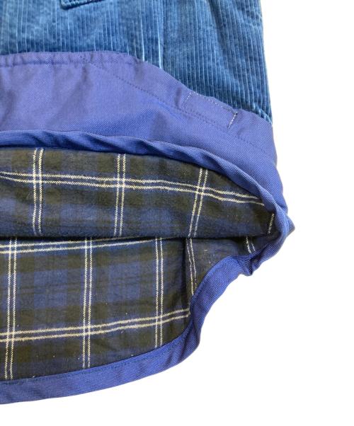 NIGEL CABOURN（ナイジェルケーボン）NIGEL CABOURN (ナイジェルケーボン) コーデュロイベスト ブルー サイズ:SIZE Lの古着・服飾アイテム