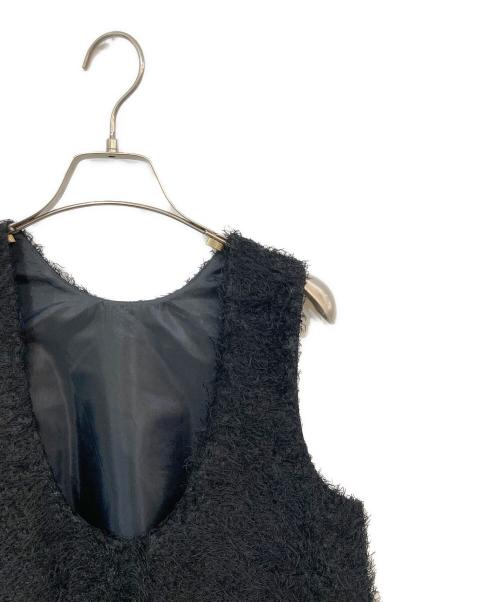 BEAUTY&YOUTH（ビューティーアンドユース）BEAUTY&YOUTH (ビューティーアンドユース) フリンジ ノースリーブ ワンピース ブラック サイズ:SIZE S 未使用品の古着・服飾アイテム