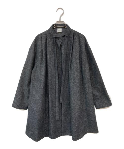 ELIN（エリン）ELIN (エリン) スタンドカラーコート グレー サイズ:36の古着・服飾アイテム