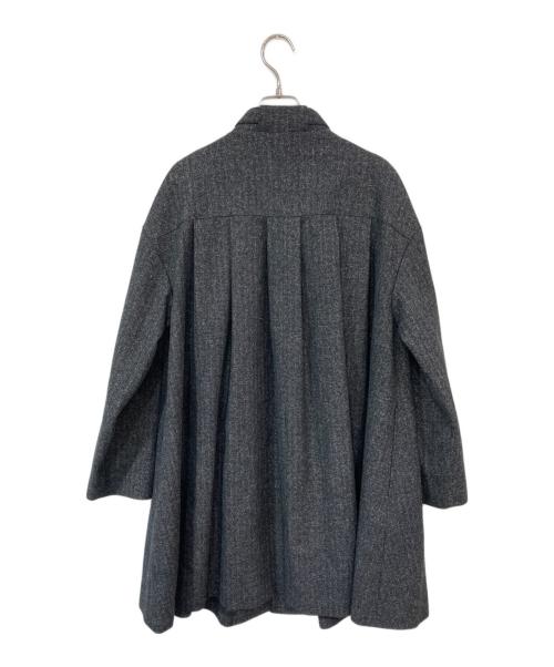 ELIN（エリン）ELIN (エリン) スタンドカラーコート グレー サイズ:36の古着・服飾アイテム