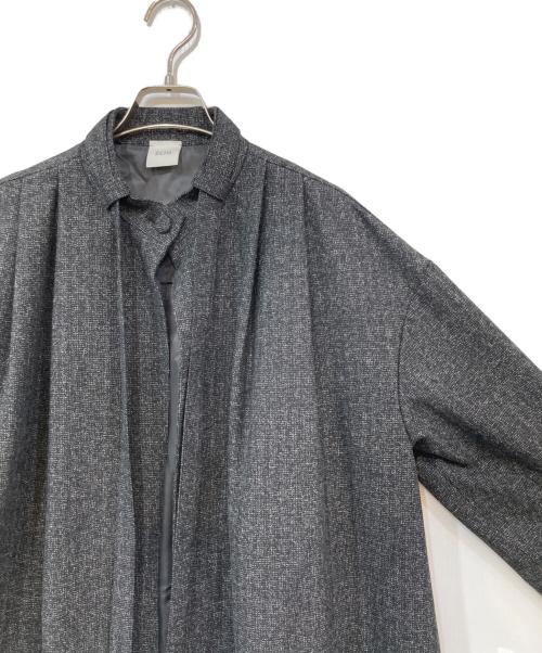 ELIN（エリン）ELIN (エリン) スタンドカラーコート グレー サイズ:36の古着・服飾アイテム