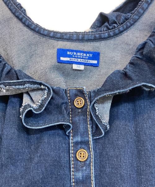 BURBERRY LONDON（バーバリーロンドン）BURBERRY LONDON (バーバリーロンドン) デニムワンピース インディゴ サイズ:38の古着・服飾アイテム