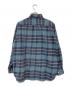 BEAMS (ビームス) B.D. Classic-fit Indian flannel Plaid Over Dye/B.D.クラシックフィットインディアンフランネルプレイドオーバーダイ グリーン×ネイビー サイズ:SIZE M：10000円