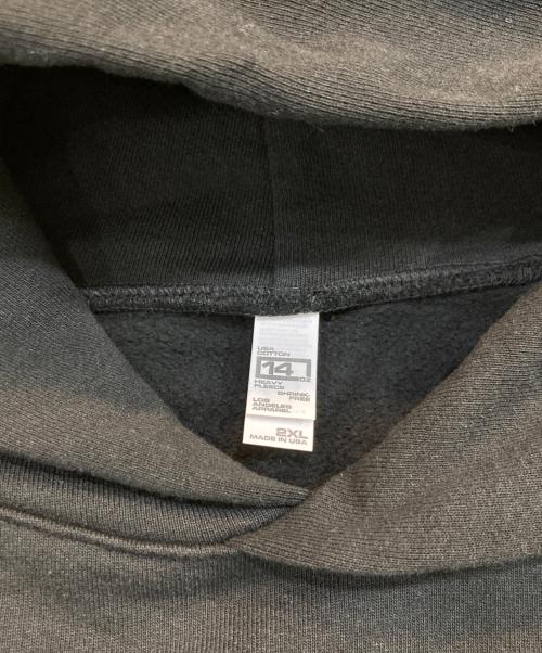 LOS ANGELES APPAREL（ロサンゼルスアパレル）LOS ANGELES APPAREL (ロサンゼルスアパレル) 14オンス ヘビーフリース プルオーバーフード スウェット ブラック サイズ:SIZE 2XLの古着・服飾アイテム