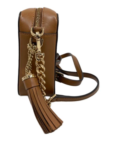 MICHAEL KORS（マイケル・コース）MICHAEL KORS (マイケル・コース) モノグラム ショルダーバッグ ブラウンの古着・服飾アイテム