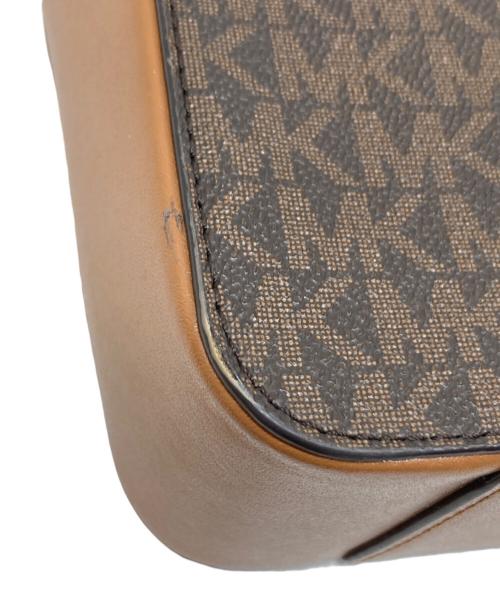 MICHAEL KORS（マイケル・コース）MICHAEL KORS (マイケル・コース) モノグラム ショルダーバッグ ブラウンの古着・服飾アイテム
