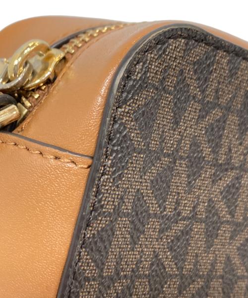 MICHAEL KORS（マイケル・コース）MICHAEL KORS (マイケル・コース) モノグラム ショルダーバッグ ブラウンの古着・服飾アイテム