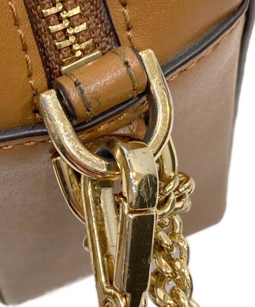 MICHAEL KORS（マイケル・コース）MICHAEL KORS (マイケル・コース) モノグラム ショルダーバッグ ブラウンの古着・服飾アイテム