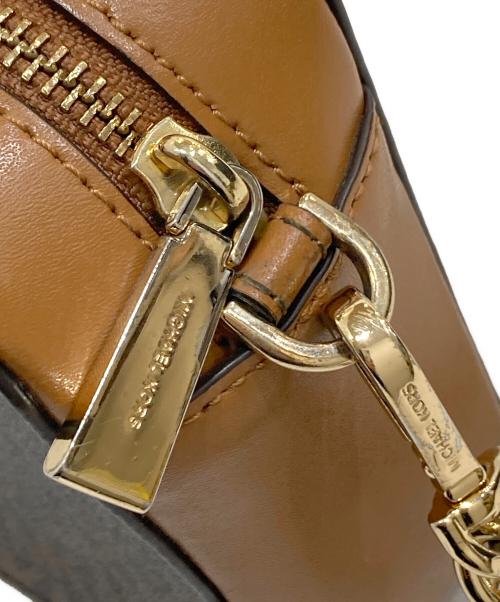 MICHAEL KORS（マイケル・コース）MICHAEL KORS (マイケル・コース) モノグラム ショルダーバッグ ブラウンの古着・服飾アイテム