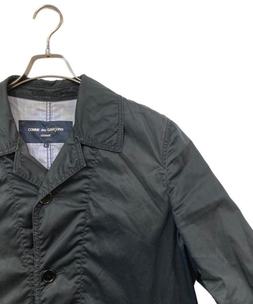 COMME des GARCONS HOMME（コムデギャルソン オム）COMME des GARCONS HOMME (コムデギャルソン オム) コットンステンカラーコート ブラック サイズ:SIZE Lの古着・服飾アイテム