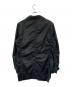 COMME des GARCONS HOMME (コムデギャルソン オム) コットンステンカラーコート ブラック サイズ:SIZE L：8000円