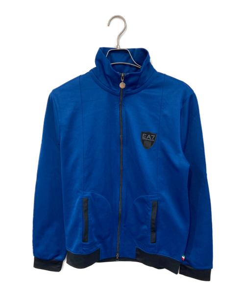 EMPORIO ARMANI（エンポリオ アルマーニ）EMPORIO ARMANI (エンポリオ アルマーニ) ジップアップジャケット ブルー サイズ:SIZE Lの古着・服飾アイテム