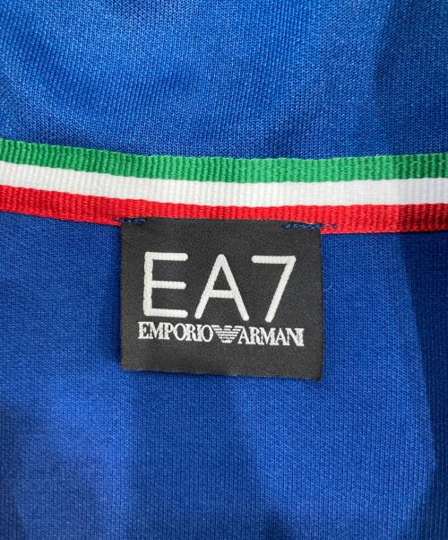 EMPORIO ARMANI（エンポリオ アルマーニ）EMPORIO ARMANI (エンポリオ アルマーニ) ジップアップジャケット ブルー サイズ:SIZE Lの古着・服飾アイテム