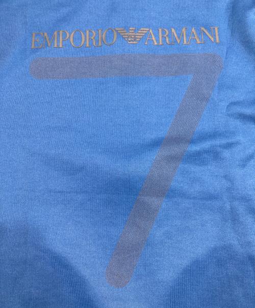 EMPORIO ARMANI（エンポリオ アルマーニ）EMPORIO ARMANI (エンポリオ アルマーニ) ジップアップジャケット ブルー サイズ:SIZE Lの古着・服飾アイテム
