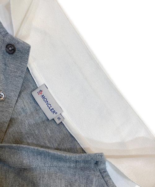 MONCLER（モンクレール）MONCLER (モンクレール) MAGLIA POLO MANICA CORTA ポロシャツ グレー サイズ:Sの古着・服飾アイテム