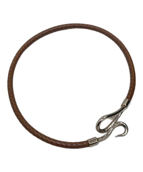 HERMES（エルメス）HERMES (エルメス) 2連 フックブレス ブラウンの古着・服飾アイテム