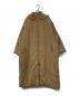 23区（ニジュウサンク）の古着「中綿ノンステッチロング アウター」｜ベージュ