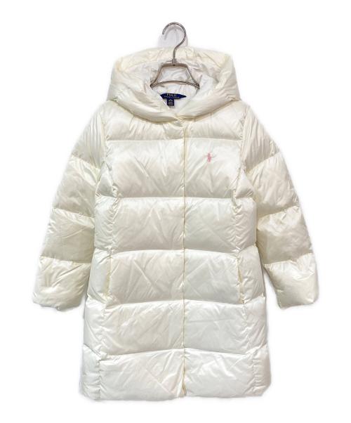 POLO RALPH LAUREN（ポロ・ラルフローレン）POLO RALPH LAUREN (ポロ・ラルフローレン) ダウンコート ホワイト サイズ:Mの古着・服飾アイテム