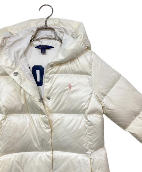 POLO RALPH LAUREN（ポロ・ラルフローレン）POLO RALPH LAUREN (ポロ・ラルフローレン) ダウンコート ホワイト サイズ:Mの古着・服飾アイテム