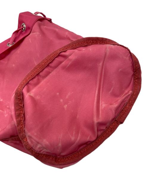 PRADA（プラダ）PRADA (プラダ) 巾着ポーチ ピンクの古着・服飾アイテム